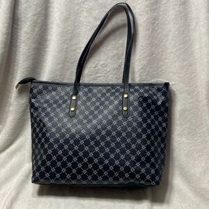 Stylish Black and Gray Tote Bag